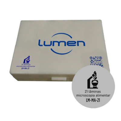 Conjunto de lâminas preparadas de Microscopia Alimentar LM-MA-21 Lumen®
