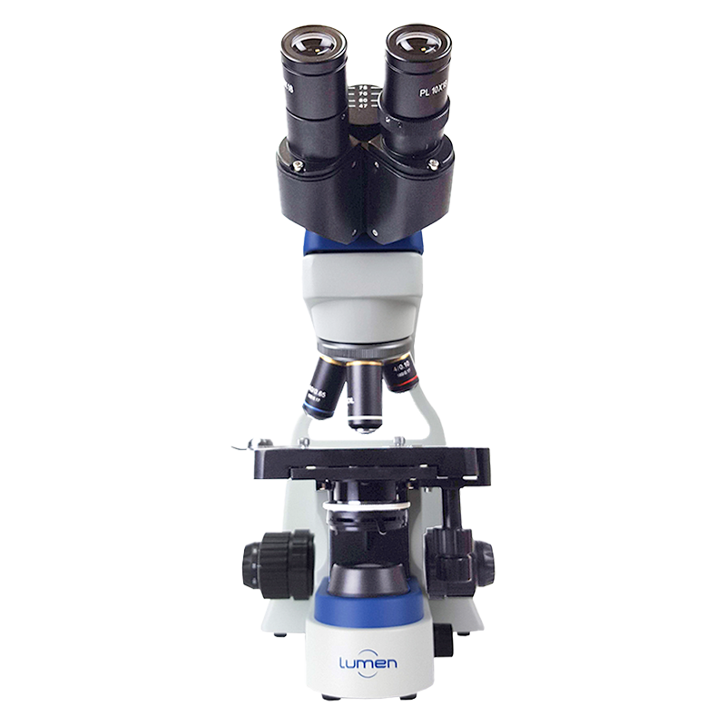 Microscópio Biológico Binocular LED 1600X LM2120BL Lumen® são equipamentos utilizados em analise de micro-organismos, com iluminação LED.