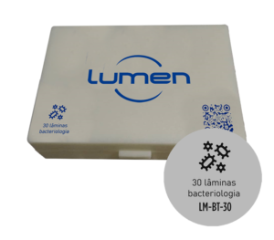 Conjunto de lâminas preparadas LM-BT-30 de Bacteriologia Lumen®