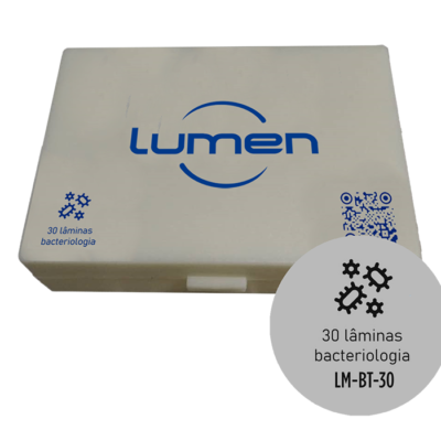 Conjunto de lâminas preparadas LM-BT-30 de Bacteriologia Lumen®