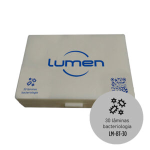 Conjunto de lâminas preparadas LM-BT-30 de Bacteriologia Lumen®