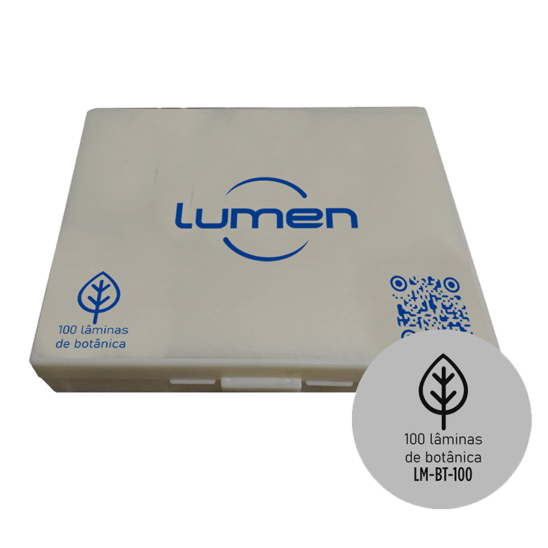 Conjunto de lâminas preparadas de Botânica LM-BT-100 Lumen®