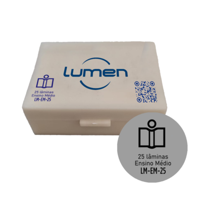 Conjunto de lâminas preparadas para Ensino Médio LM-EM-25 Lumen®