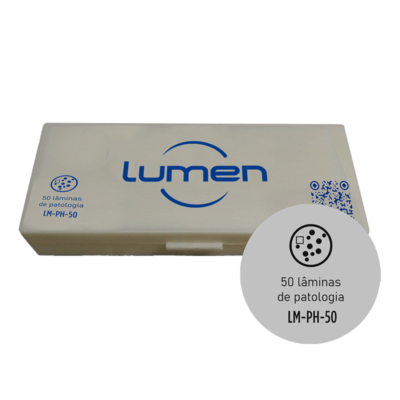 Conjunto de lâminas preparadas de Patologia LM-PH-50 Lumen®