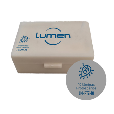 Conjunto de lâminas preparadas de Protozoários LM-PTZ-10 Lumen®