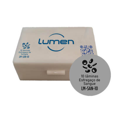 Conjunto de lâminas preparadas de Sangue LM-SAN-10 Lumen®
