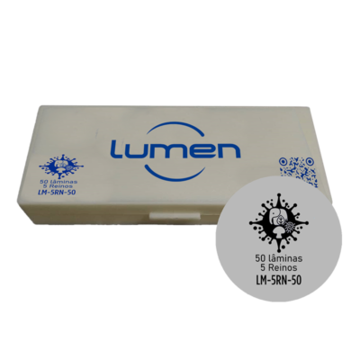 Conjunto de lâminas preparadas 5 Reinos LM-5RN-50 Lumen®