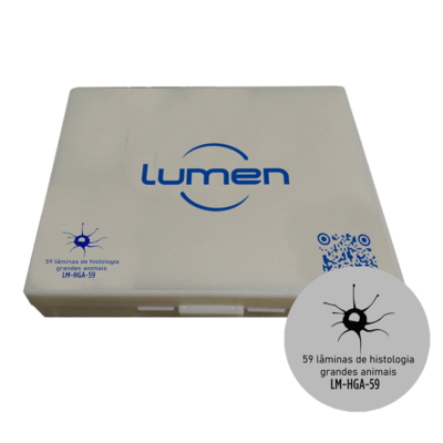 Conjunto de lâminas preparadas de Histologia Grandes Animais LM-HGA-59 Lumen®
