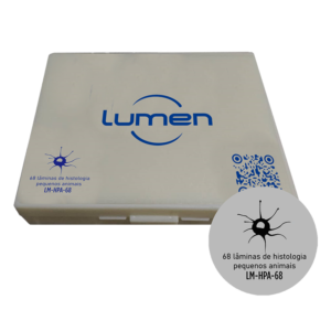 Conjunto de lâminas preparadas de Histologia Pequenos Animais LM-HPA-68 Lumen®