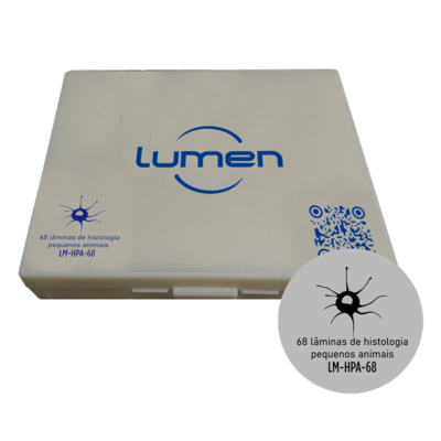 Conjunto de lâminas preparadas de Histologia Pequenos Animais LM-HPA-68 Lumen®